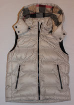 Burberry Steppweste mit Kapuze NEU Gr.128 beige