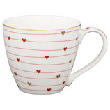 Greengate Mug Henkelbecher Teetasse Grace white