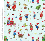 Pippa und Pelle Sommer mit Erdbeeren, hellblau