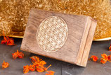Holzbox Blume des Lebens