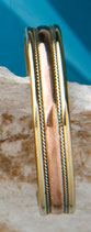 Armreif mit Messingrand