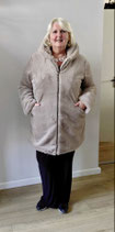 Curviss jas funfur beige