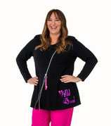 Mona Lisa tuniek zwart/roze