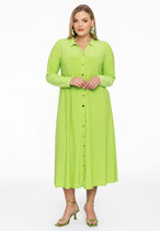 Yoek blouse-jurk kiwi