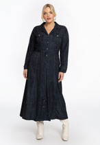Yoek jurk Denim Dolce zwart