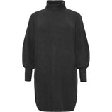 NO.1 BY OX trui/jurk met kol zwart