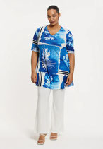 Yoek wide bottom Azzurro