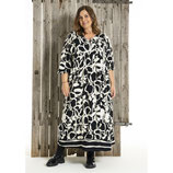 Gozzip jurk Betine zwart/off white