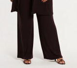 Yoek wijde broek Merlot