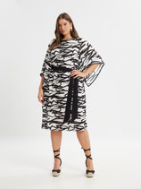 Mat Fashion jurk met ceintuur