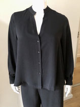Mat fashion blouse zwart