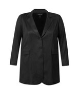 Colletta blazer zwart suèdine