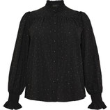 NO.1 BY OX blouse met glittersteentje