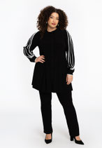 Yoek blouse met witte strepen
