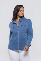 Fox Factor blouse Toni Skyline Blue