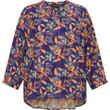 NO.1 BY OX blouse blauw met print