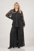 Curviss blouse zwart kant