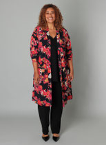 Colletta vest rood print