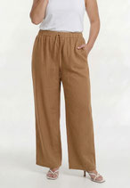Yoek Linnen Broek Sand