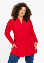 Yoek tuniek V-hals in rood Dolce