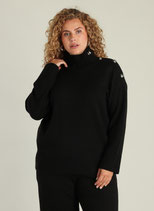 Yest Curve trui Ghislaine zwart