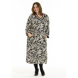 Gozzip jurk Gida zwart/off white