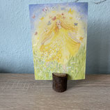 Postkarte oder Postkartenständer