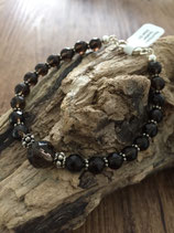 Armband aus Rauchquarz facettiert