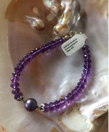 Armband aus Amethyst facettiert