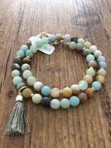 Armband aus Amazonit, Bohemian Style