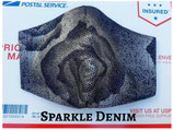 Sparkle Denim Pocket Mask