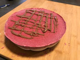 Roh-Vegane Himbeerkokos-Torte
