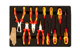 EAI0176BC, Unmagnetischer Ex-Schutz-Werkzeugsatz für Elektriker, 24 Werkzeuge / EAI0176BC, NON-SPARKING/NON-MAGNETIC TOOL SET FOR ELECTRICIANS, 24 TOOLS