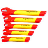 INGDAUM® 5er Set VDE Einmaulschlüssel 6, 7, 8, 10, 13 mm, isoliert gegen 1000 V
