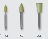 Abrasivi silicone R.A. per compositi