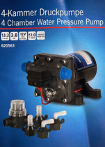 Wasserpumpe Carbest 12 V Druckwasser Pumpe 13,2 L 3,8 bar