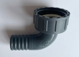 Schlauchadapter 1"1/4 auf 25 mm Winkel f. Waschbecken Ablauf groß Can