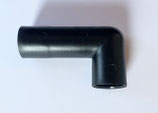 90° Winkel ungleichschenklig Abwasser Rohrsystem 28 mm steckbar Reich