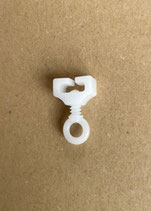 Endstopper 6 Stk.≙0,41€/Stk. Feststeller für T- Profil Plastik Gardinen Vorhang
