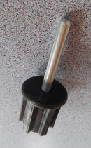 Stiftaufsatz Spitze Metall f. 28mm Zeltstange innen 26mm