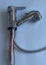 Wasserhahn Einhebelmischer PARMA Shorty Dusche chrom ausziehbar Wohnmobil