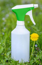 Sprühflasche aus Bio-Kunststoff für 500 ml - zur Zeit nur unbedruckt erhältlich -