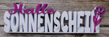 3D-Text "Hallo Sonnenschein"