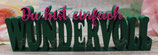 3D-Text "Du bist Wundervoll"