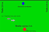 Eckfläche Vorhang-Wand im Rücken 3.0 x 2.0 m Kategorie "hellgrün" AUSVERKAUFT!