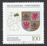 D-1661 - Wappen der Länder der BRD - Mecklenburg-Vorpommern - 100