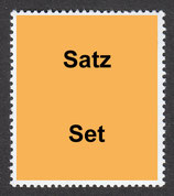 SATZ-CHE-UNO - MiNr. 34-37 (4 Werte)