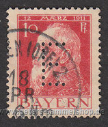 D-AD-BY-D-008 - Freimarken Prinzregent Luitpold mit eingelochtem "E" - 10