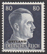 D-DB-OL-18 - Marken des Deutschen Reiches (Hitler) mit Aufdruck - 80 Pf