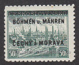 D-BM-007 - Marken der Tschechoslowakei mit Aufdruck - 50